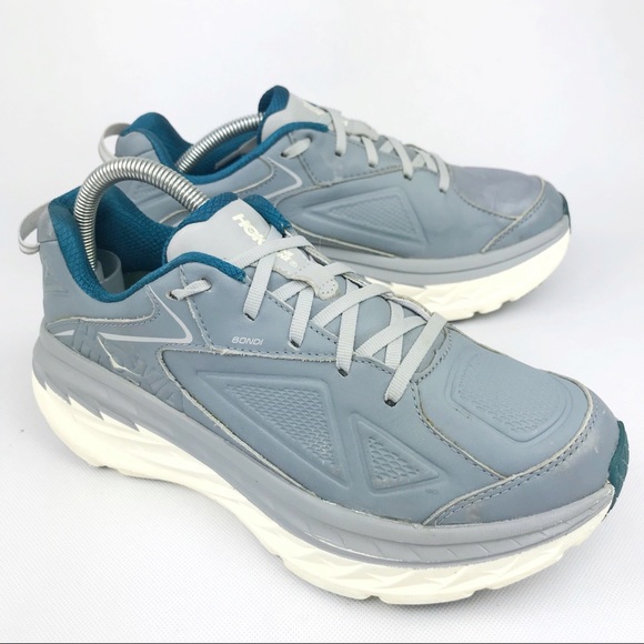 hoka bondi leather womens